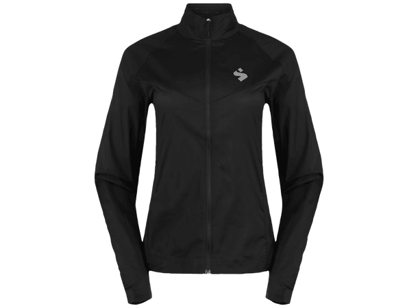 Sweet Dame Jakke Hunter Wind  M Lett og pustende vindjakke Black 