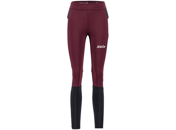 Swix Dame Tights Motion Premium M Tights med optimal passform D.aubergine 