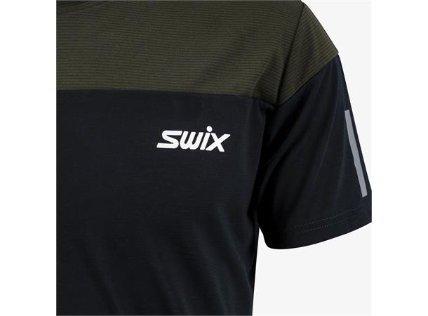 Swix Herre T-shirt Motion Adventure L Lett og komfortabel trøye Dark Olive