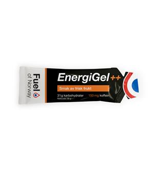 Fuel of Norway EnergiGel++ Frisk frukt Energigel med fruktsmak.150mg koffein
