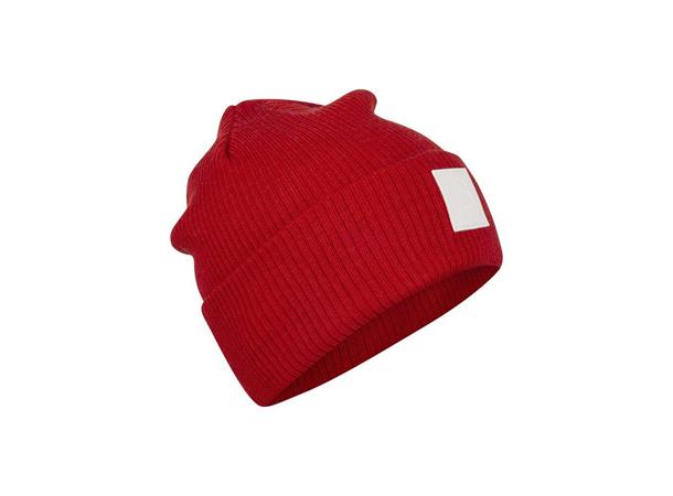 Dæhlie Retro Lue OS Strikket lue i ullmiks High Risk Red 