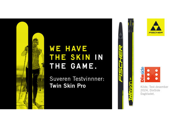 Fischer Twin Skin Pro Felleskipakke Komplett skipakke til tur/trening 