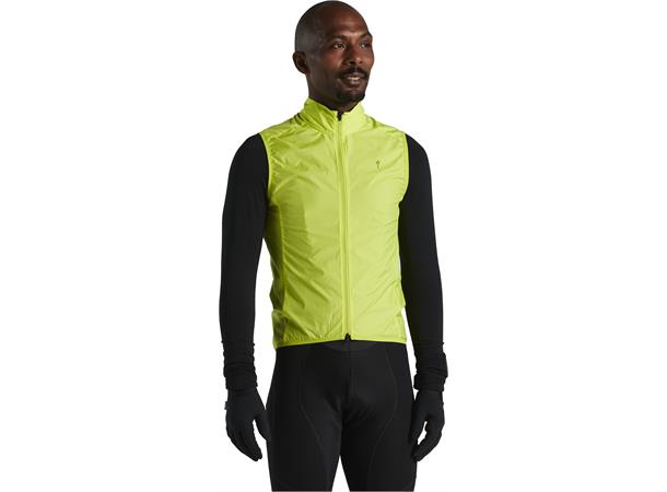 Specialized Herre Vest SL Pro Wind S Lett vindvest sykkel HyperViz 