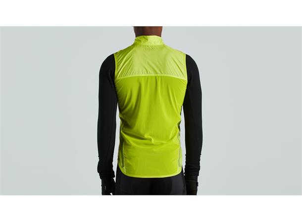 Specialized Herre Vest SL Pro Wind S Lett vindvest sykkel HyperViz 
