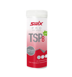 Swix TSP8 Red -4°C/+4°C, 40g Fluorfritt pulver for rundt frysepunktet