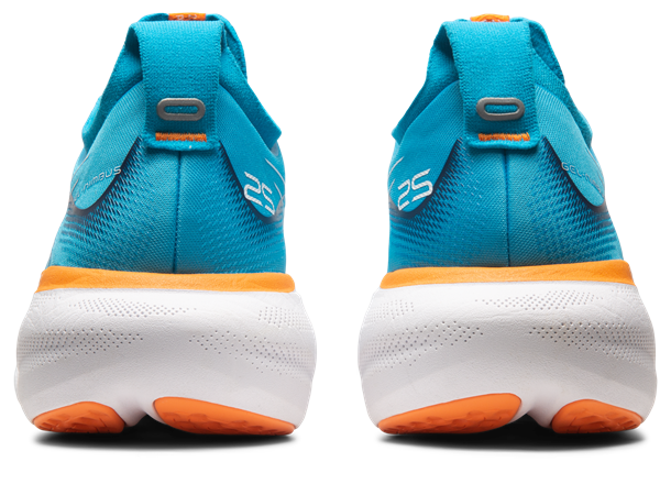 Asics Herre Løpesko Gel-Nimbus 25 46 Ny og forbedret utgave IslandBlue/Peach