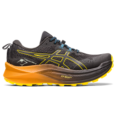 Asics Herre Løpesko Trabuco Max 2 Godt dempet terrengsko Blk/GoldenYellow