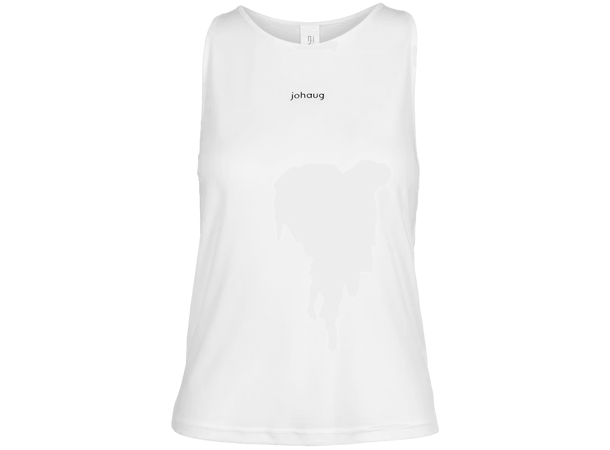 Johaug Singlet Discipline M Lett og behagelig treningssinglet White