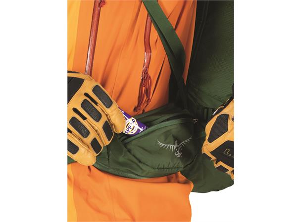Osprey Soelden 42 Dustmoss Green O/S Teknisk skisekk for skikjøring/topptur