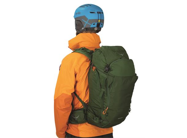 Osprey Soelden 42 Dustmoss Green O/S Teknisk skisekk for skikjøring/topptur