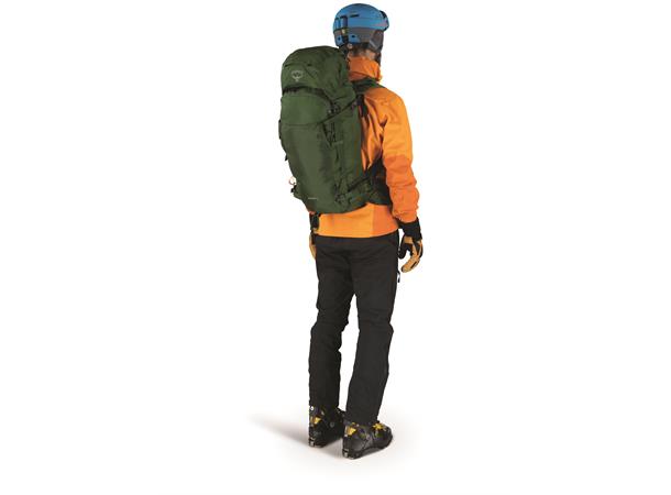 Osprey Soelden 42 Dustmoss Green O/S Teknisk skisekk for skikjøring/topptur