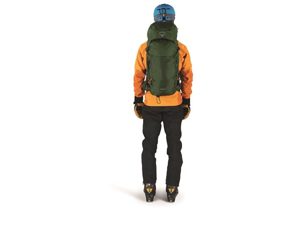 Osprey Soelden 42 Dustmoss Green O/S Teknisk skisekk for skikjøring/topptur