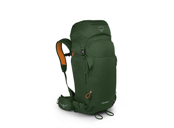 Osprey Soelden 42 Dustmoss Green O/S Teknisk skisekk for skikjøring/topptur