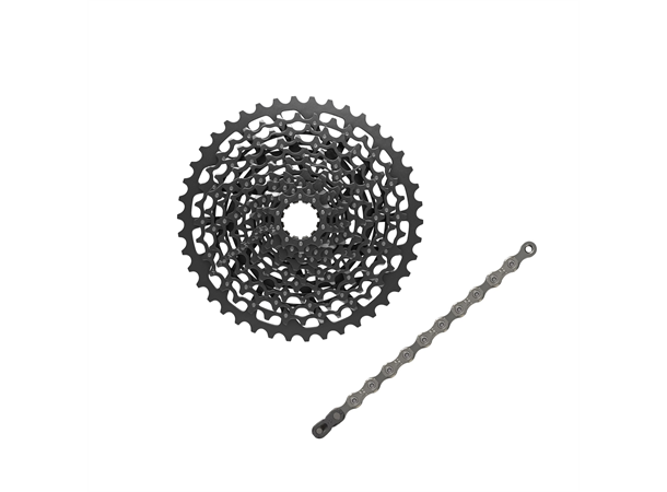 Sram Power Pack 11s 10-42T Kjede+Kassett Pakke med XG-1150 kassett/PC-1110 Kjede