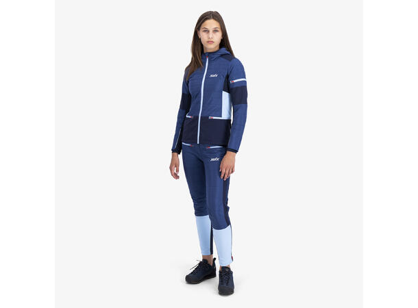 Swix Dame Bukse Horizon S Teknisk varm skibukse - Blue Bell 