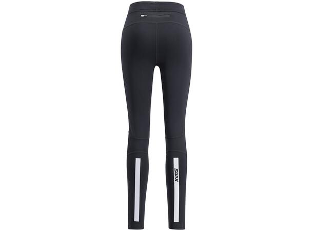 Swix Dame Tights Focus Warm M Isolerende tights til langrenn Black 