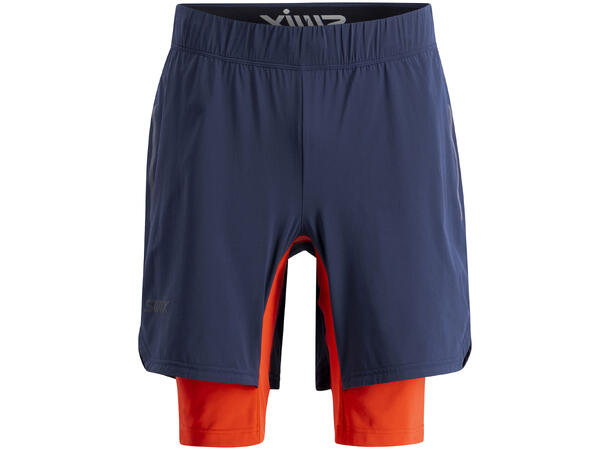 Swix Herre Shorts Pace Hybrid S Lett hybrid løpeshorts Dark Navy 