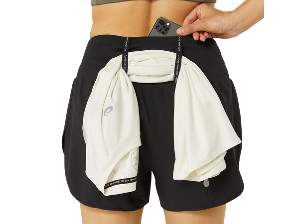 Asics W Shorts Road 3.5in L Lett og praktisk løpeshorts til dame 