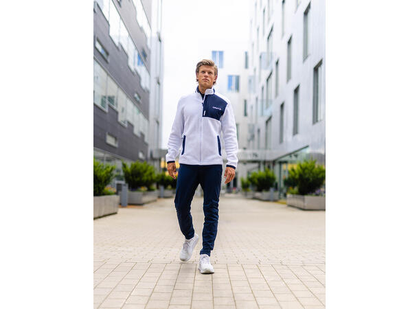Craft Herre NOR Explore Pile Fleece XL Fleecejakke White / Blaze 