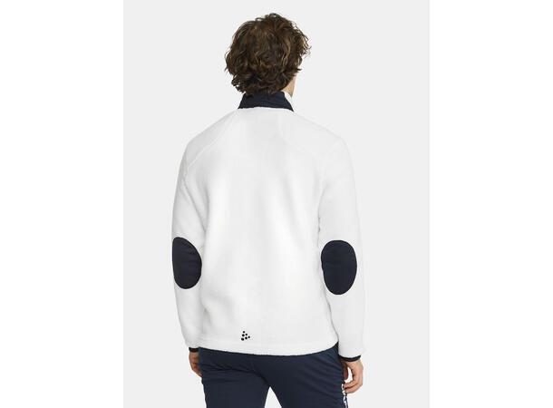 Craft Herre NOR Explore Pile Fleece XL Fleecejakke White / Blaze 