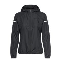 Johaug Jakke Windguard 2.0 Lett treningssjakke med hette Black