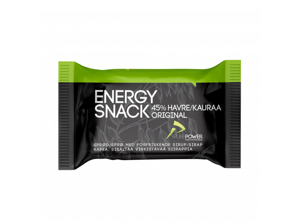 PurePower Energibar Wheat Original Velsmakende energibar, 60g