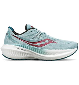 Saucony Dame L&#248;pesko Triumph 20 Mengdesko med god demping Mineral/Berry