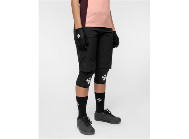 Sweet Dame Shorts Hunter Slashed M Lett og slitesterk sykkelshorts - Black 