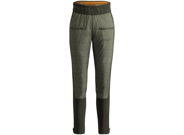 Swix Dame Bukse Horizon S Teknisk og varm skibukse Olive/Darkolive 