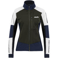 Swix Dame Dynamic Jakke XS Skijakke i softshell - Dark Olive