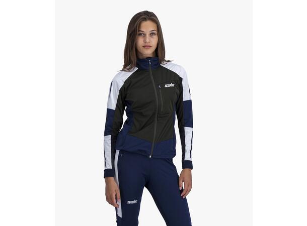 Swix Dame Dynamic Jakke XS Skijakke i softshell - Dark Olive 
