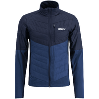 Swix Herre Jakke Dynamic Hybrid Ins L Varm langrennsjakke Lake Blue/Dark Navy