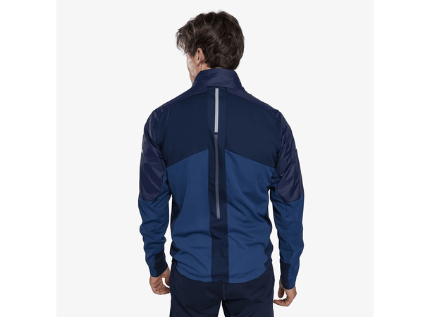 Swix Herre Jakke Dynamic Hybrid Ins L Varm langrennsjakke Lake Blue/Dark Navy 