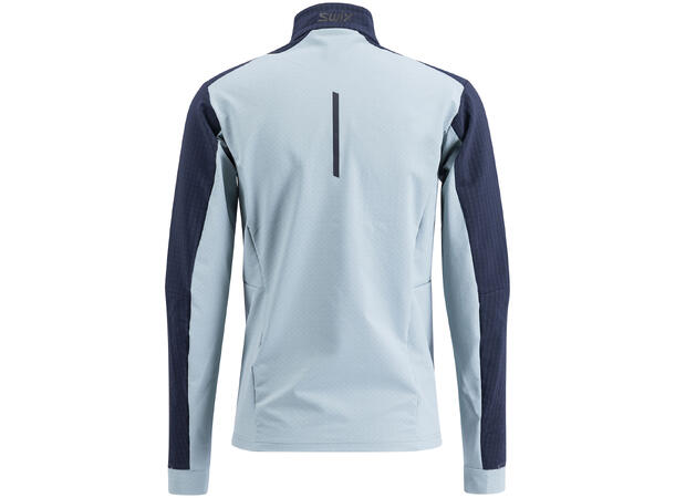 Swix Herre Jakke Pace Hybrid Midlayer L Mellomlags løpejakke til herre Dark navy 