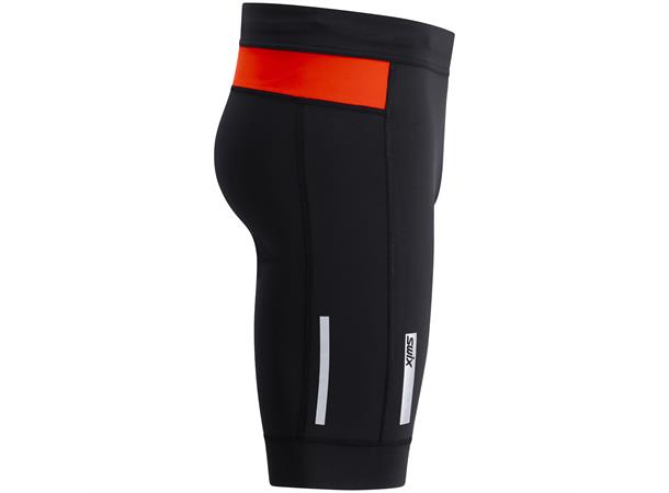 Swix Herre Kort Tights Roadline XL Kort tights til rulleski og løp Black 