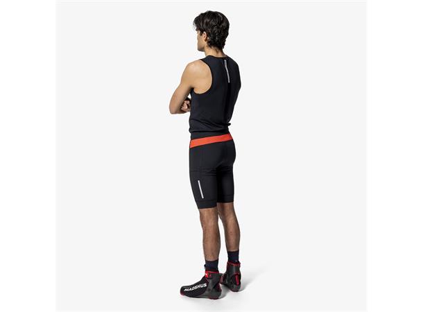 Swix Herre Kort Tights Roadline XL Kort tights til rulleski og løp Black 