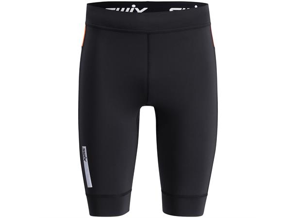 Swix Herre Kort Tights Roadline XL Kort tights til rulleski og løp Black 