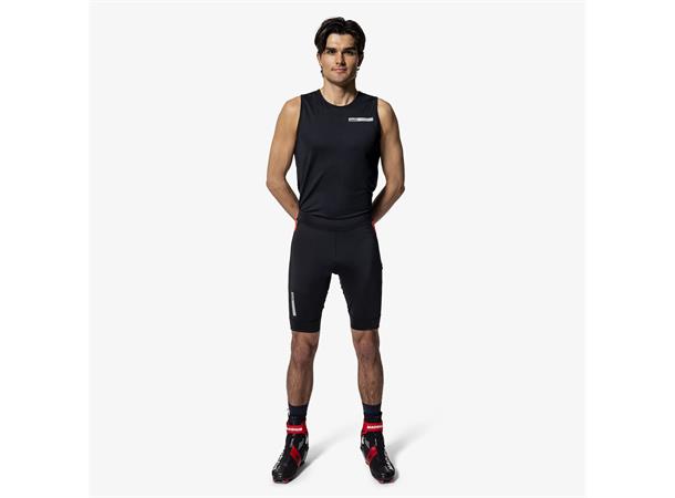 Swix Herre Kort Tights Roadline XL Kort tights til rulleski og løp Black 
