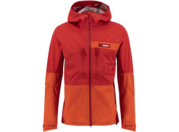Swix Herre Surmount Shell Jakke XL Vind- og vanntett skalljakke - Swix Red 
