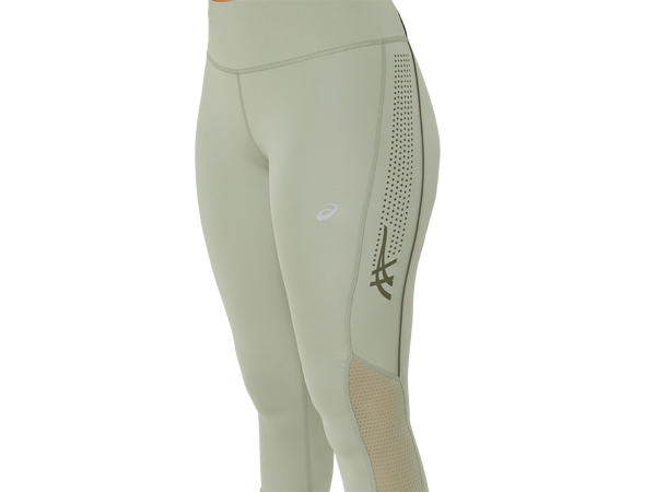 Asics Dame Tights Icon S Designet for et raskt tempo, OLGR/MAGR