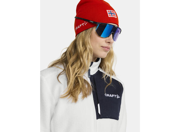 Craft Nor Explore Pile FleeceJakke D S Fleecejakke White / Blaze