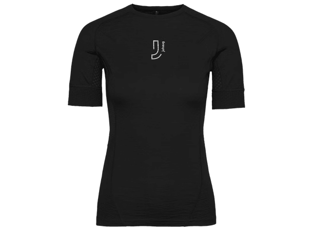 Johaug Dame Lithe Tech Ull Trøye L En feminin, sporty t-skjorte i ull TBLCK 