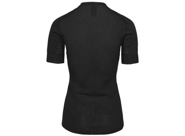 Johaug Dame Lithe Tech Ull Trøye L En feminin, sporty t-skjorte i ull TBLCK 