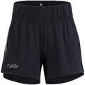 Swix Dame Shorts Pace Light XS Lett l&#248;peshorts til varme dager Black
