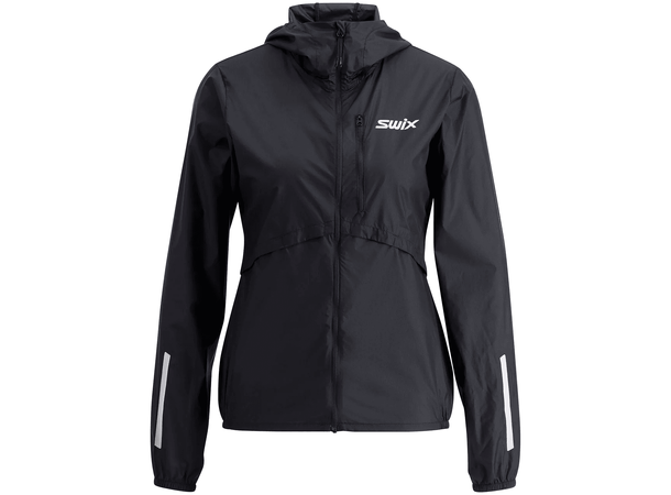 Swix W Jakke Pace Wind Ligth Hooded S Perfekt løpejakke for skiftende forhold 