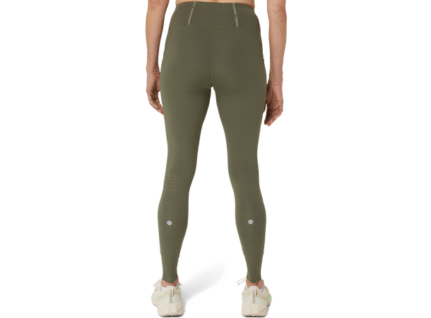 Asics W Road High Waist Tights S MANTLE GREEN 