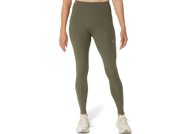 Asics W Road High Waist Tights S MANTLE GREEN 