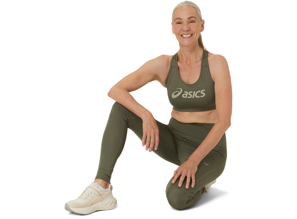 Asics W Road High Waist Tights S MANTLE GREEN 