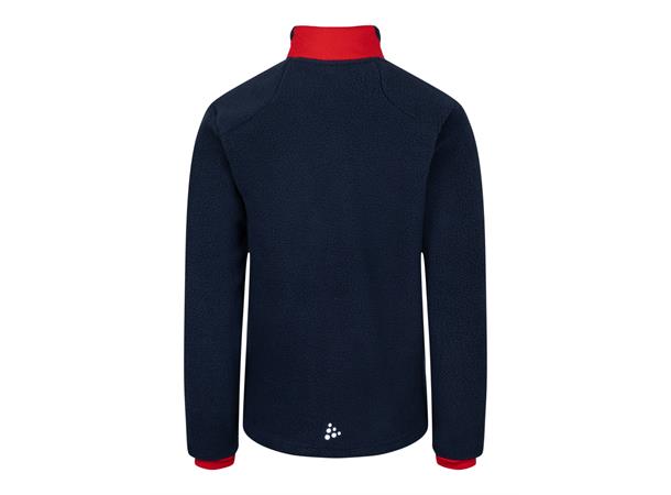 Craft Dame VM Fleece 2023 M Varm-og allsidig pile-fleecejakke Blaze