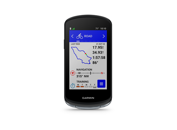 Garmin Edge 1040 Solar Sykkelcomputer Smart GPS Sykkelcomputer - Kun Enhet 